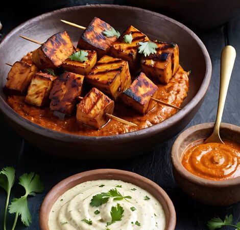 Veggie sticks with hummus