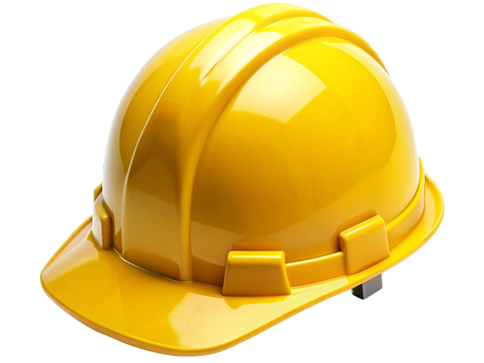 Yellow safety hat