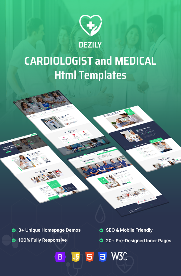 Cardiologist And Medical Html Template