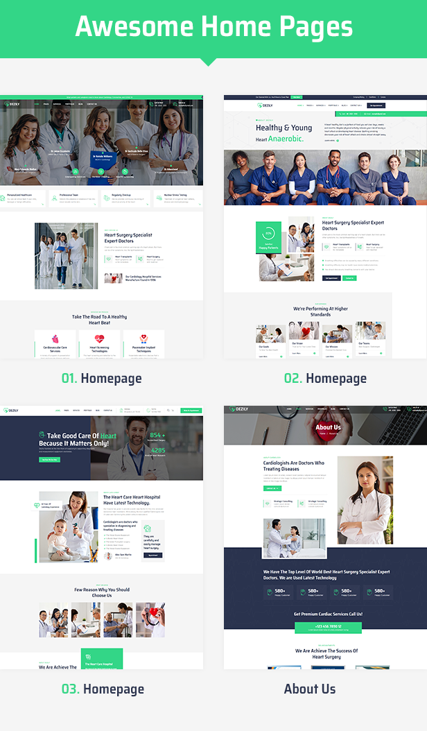 Cardiologist And Medical Html Template