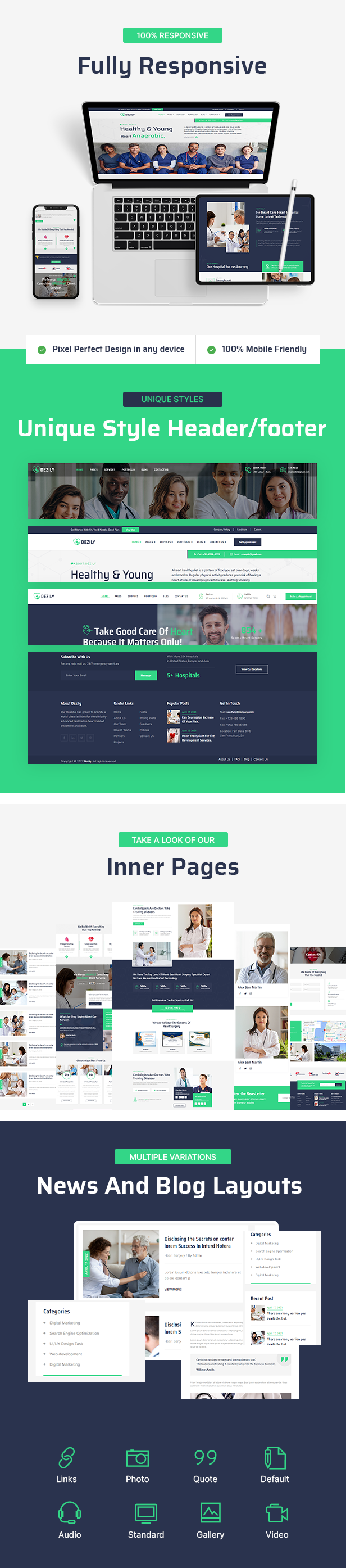 Cardiologist And Medical Html Template