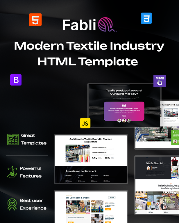 Textile Industry HTML Template