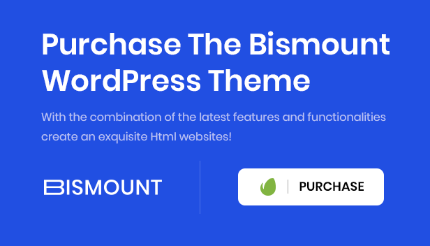BisMount WordPress Theme