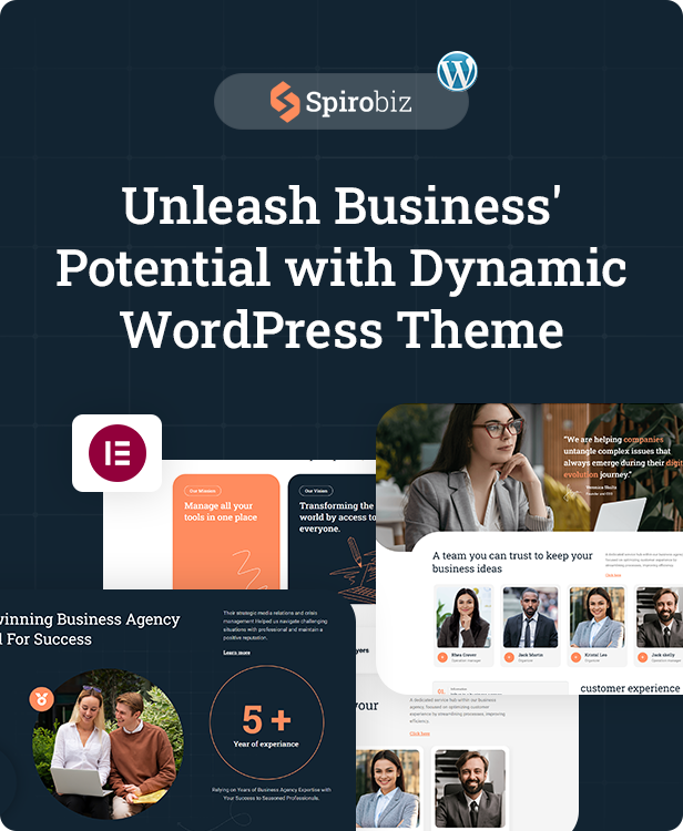 Spirobiz WordPress Theme